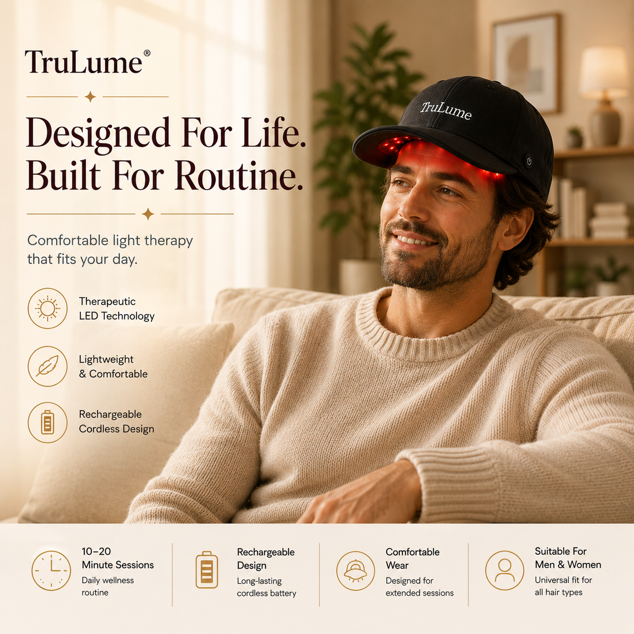 TruLume LED Hair Revival Cap