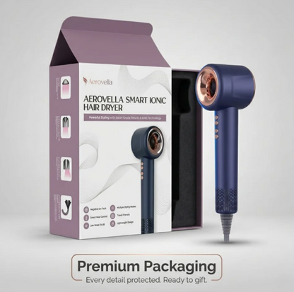 Aerovella Smart Ionic Hair Dryer For Frizz Free Hair
