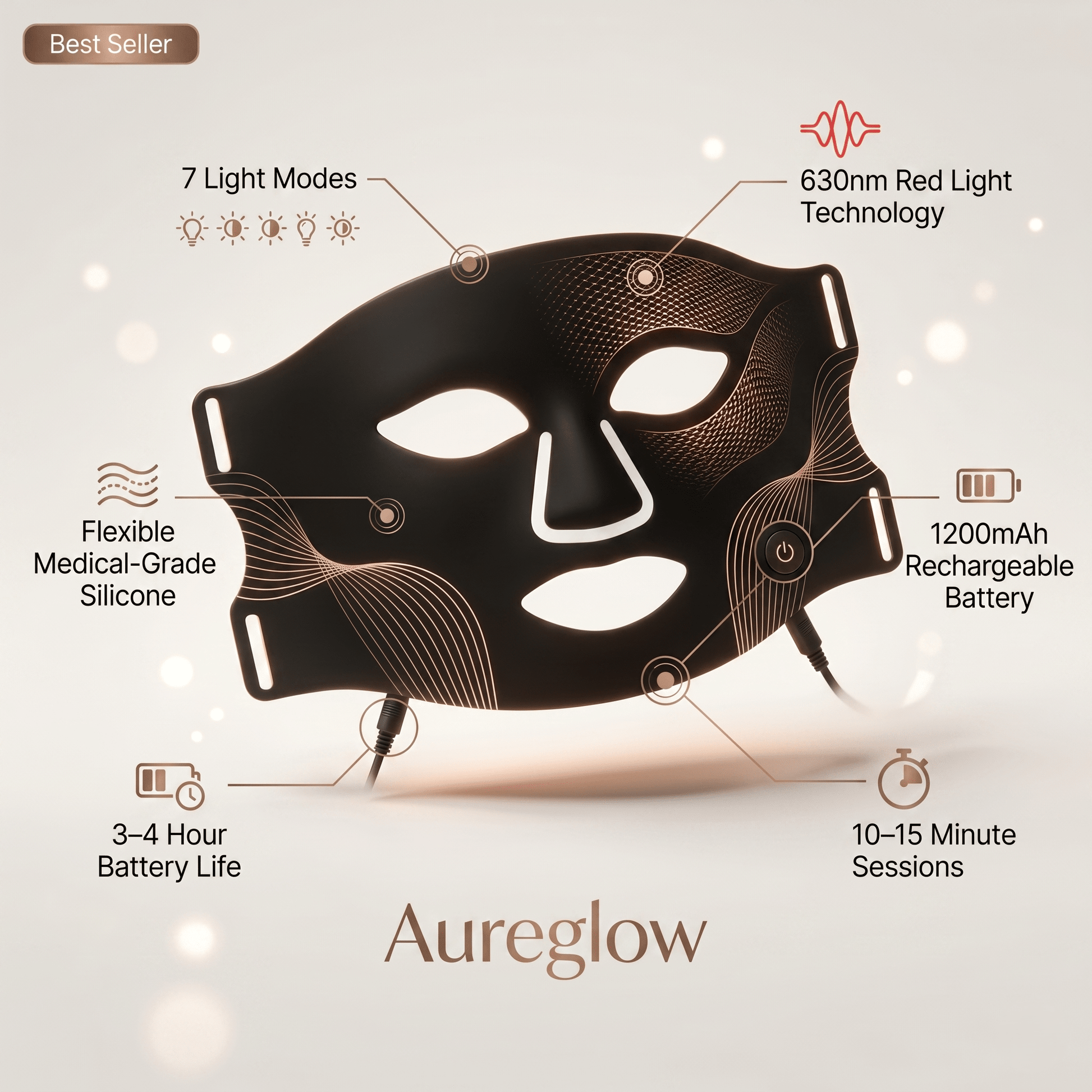 Aureline AureGlow Facial Therapy MaskAureline Skin